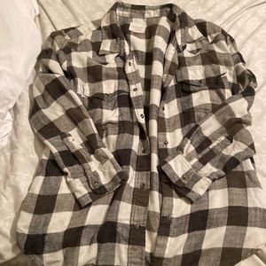 American eagle oversized flannel